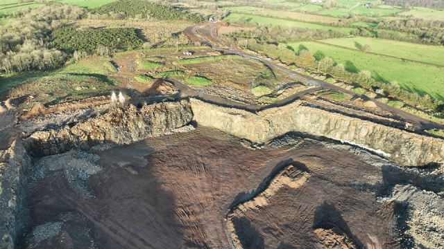 Blast at Our Basalt Quarry Site with FP McCann. Stone Solutions Northern Ireland. Blast at Our Basalt Quarry Site with FP McCann. Stone Solutions Northern Ireland.