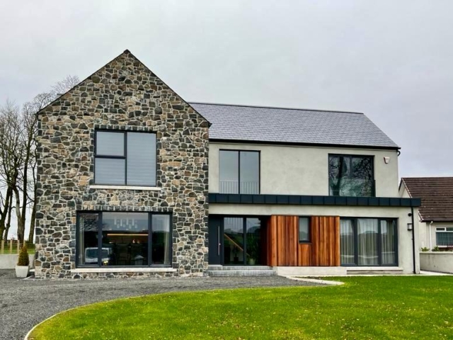 Basalt Stone Cladding in Co.Antrim Basalt Stone Cladding in Co.Antrim
